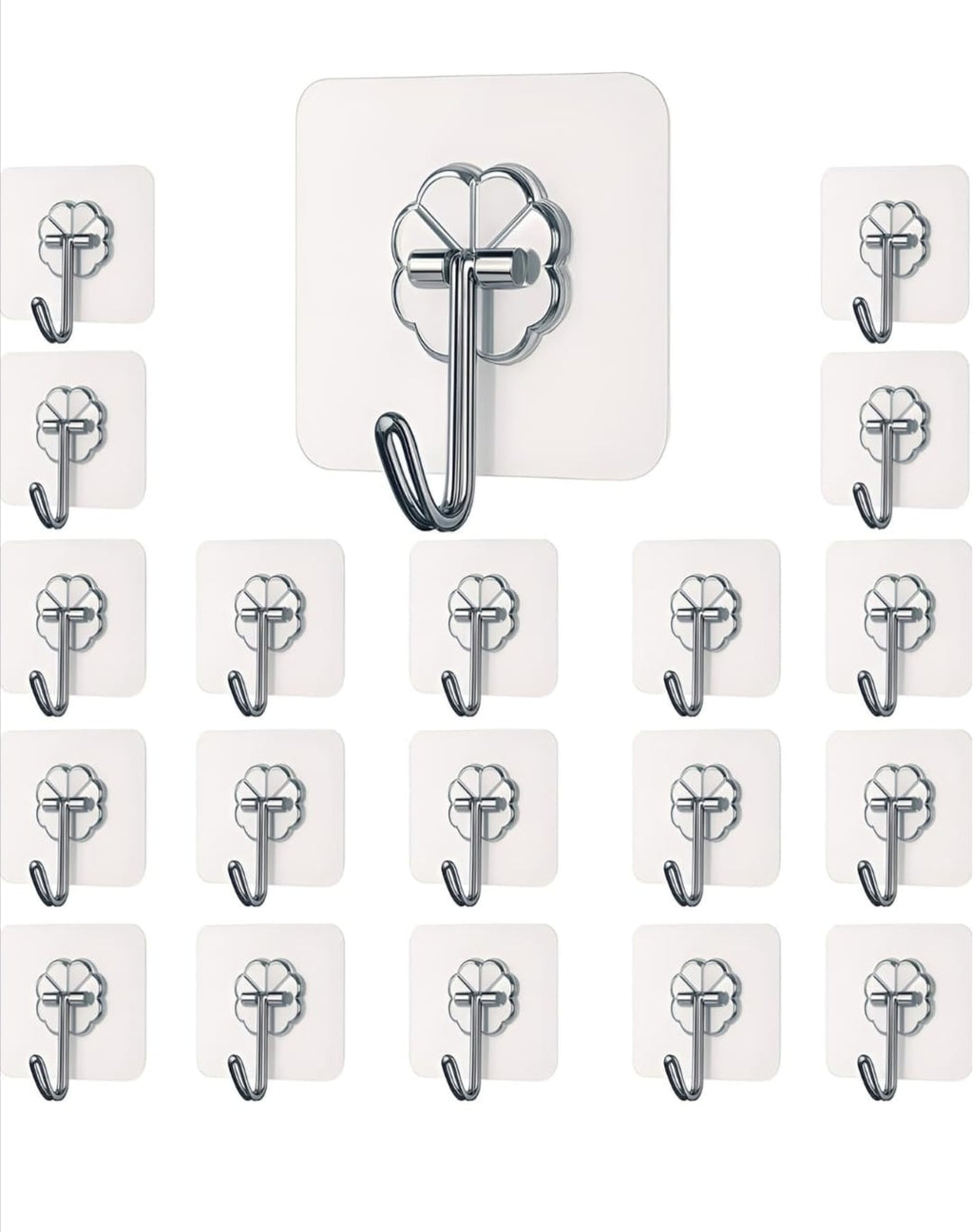 Self Adhesive Wall Hooks (Pack of 15)