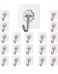 Self Adhesive Wall Hooks (Pack of 15)