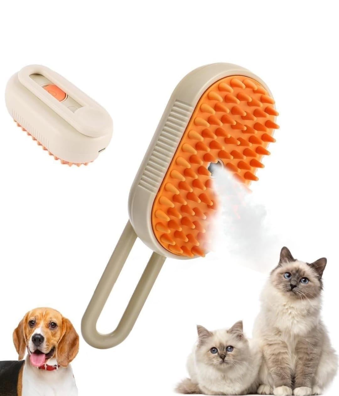 Self-Cleaning Pet Grooming Brush